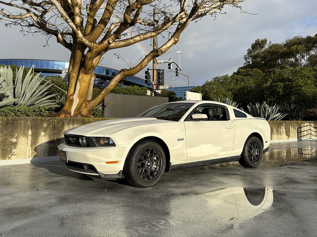 My white 2012 Ford Mustang GT with Toyo Proxes Sport tires